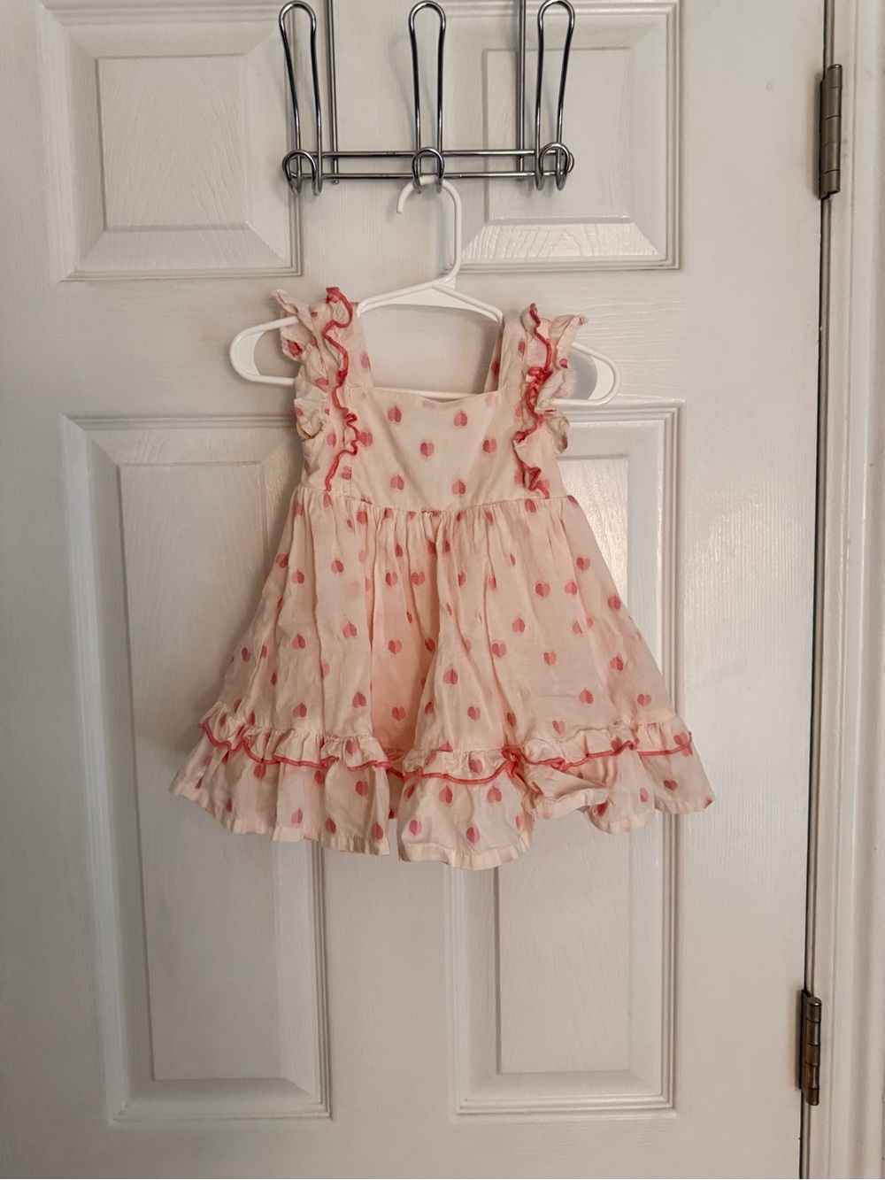 cupcakes & cashmere Pink Polka Dot Ruffle Dress